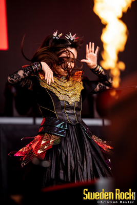 On stage media image