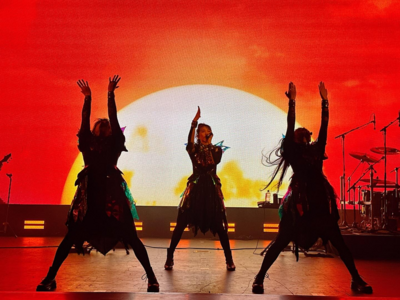 On stage media image