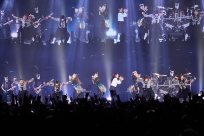 On stage media image
