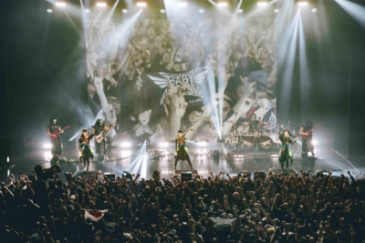 On stage media image