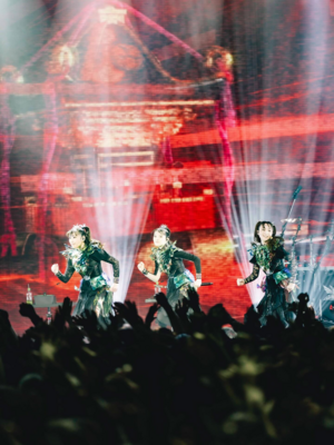 On stage media image