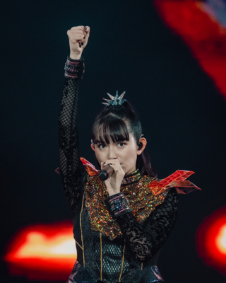 On stage media image