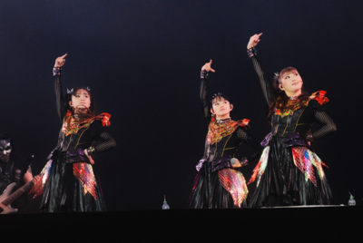 On stage media image