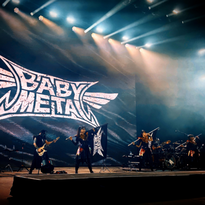 On stage media image