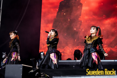 On stage media image