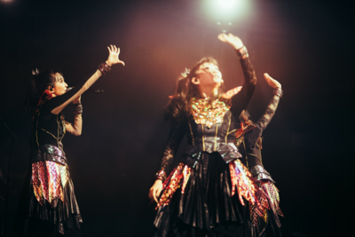 On stage media image