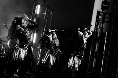 On stage media image