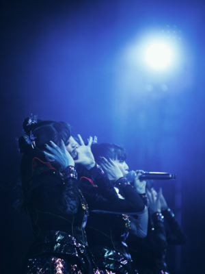 On stage media image
