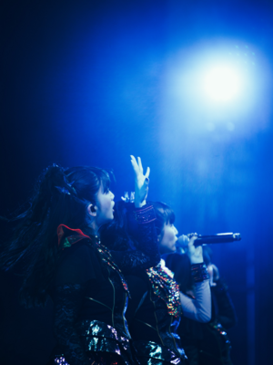 On stage media image
