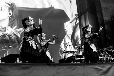 On stage media image