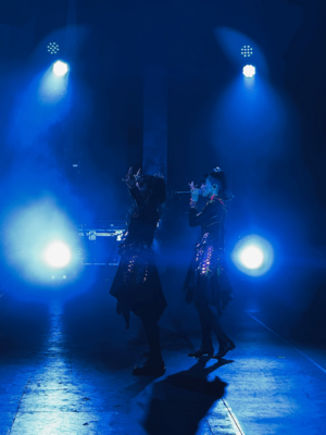On stage media image